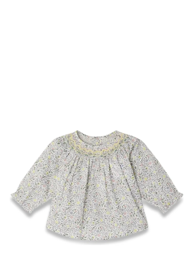 GRIOTTE SMOCKEE BLOUSE
