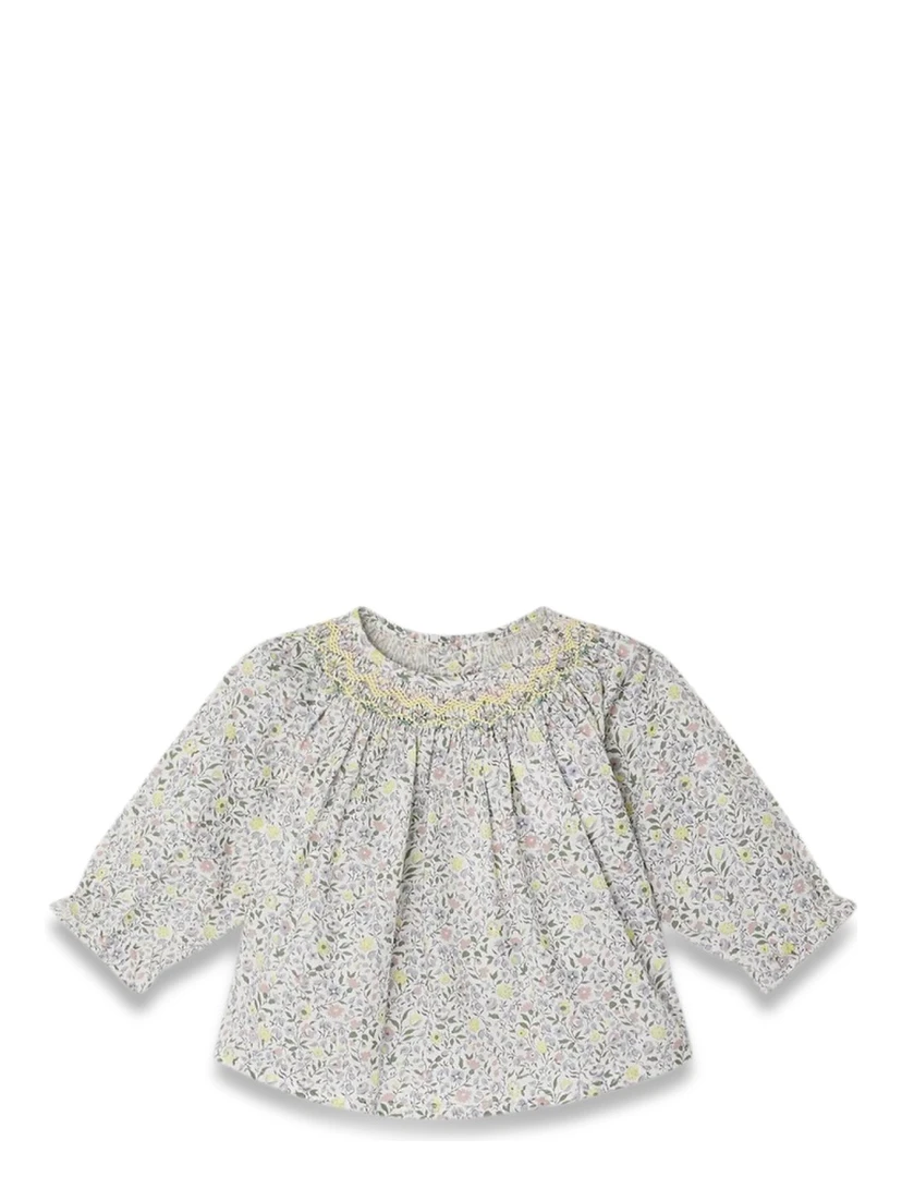 GRIOTTE SMOCKEE BLOUSE