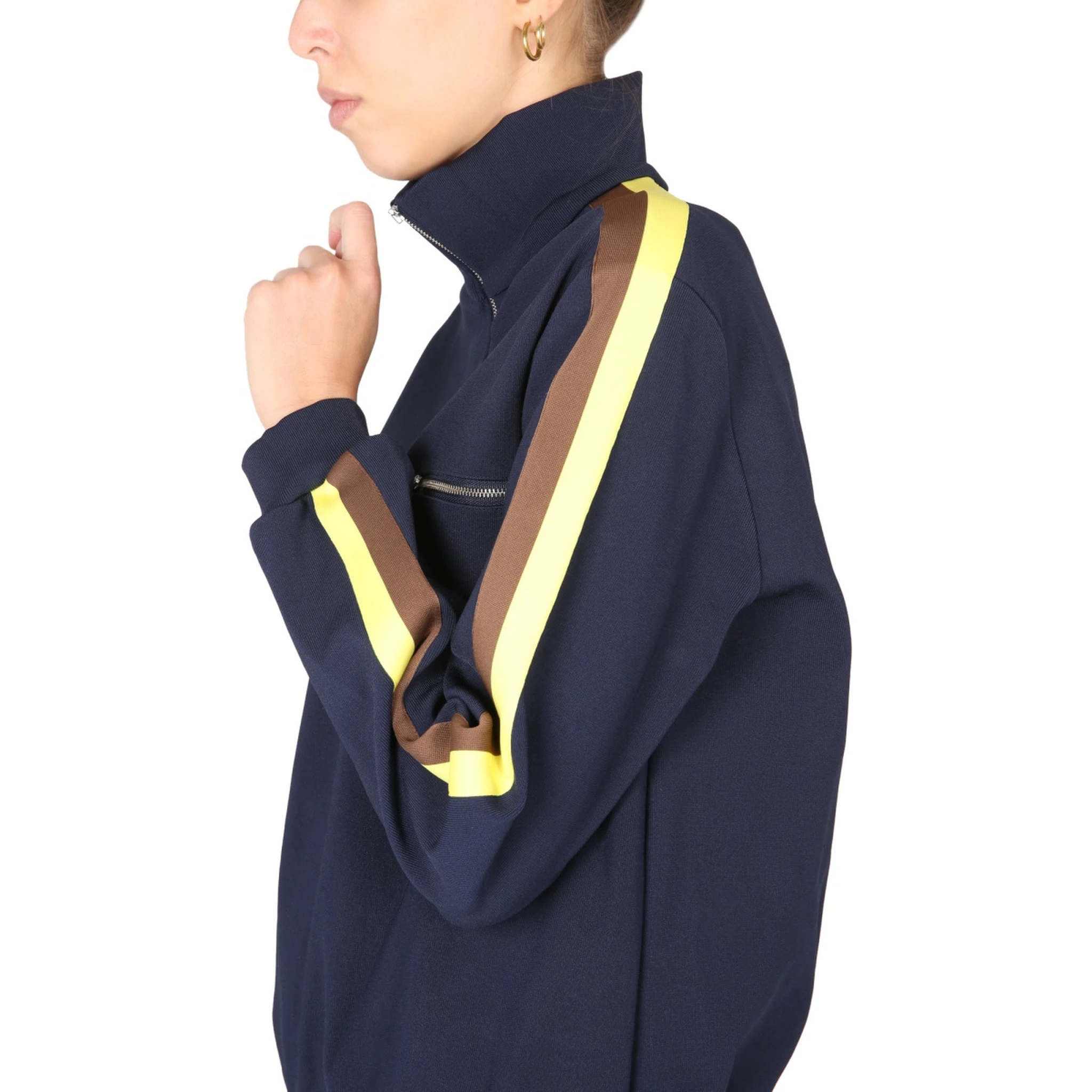 SWEATSHIRT WITH FRONT ZIPPER