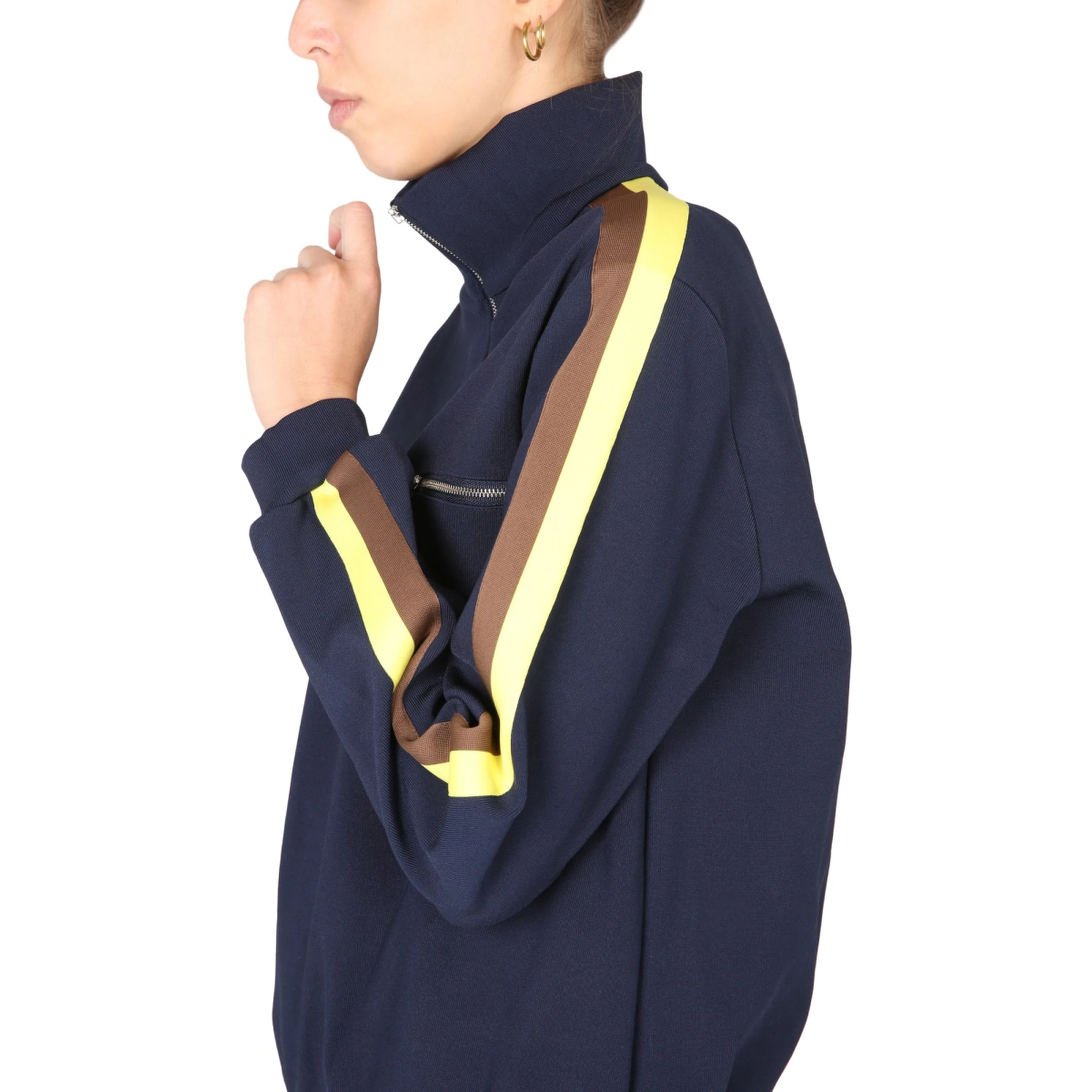 SWEATSHIRT WITH FRONT ZIPPER