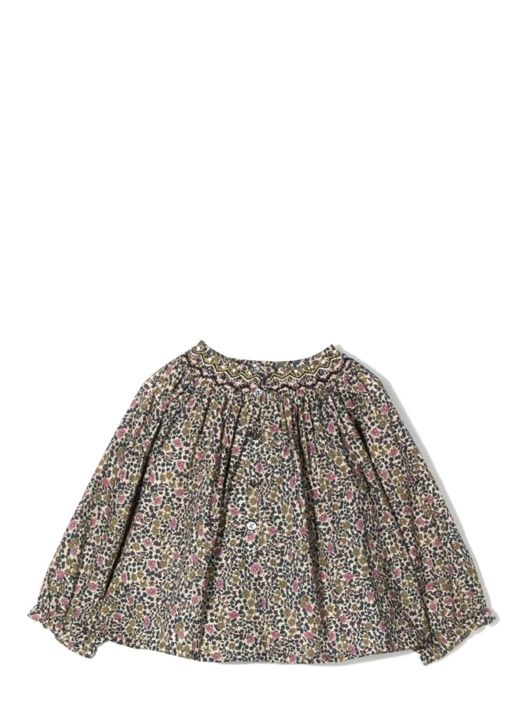 GRIOTTE SMOCKEE BLOUSE