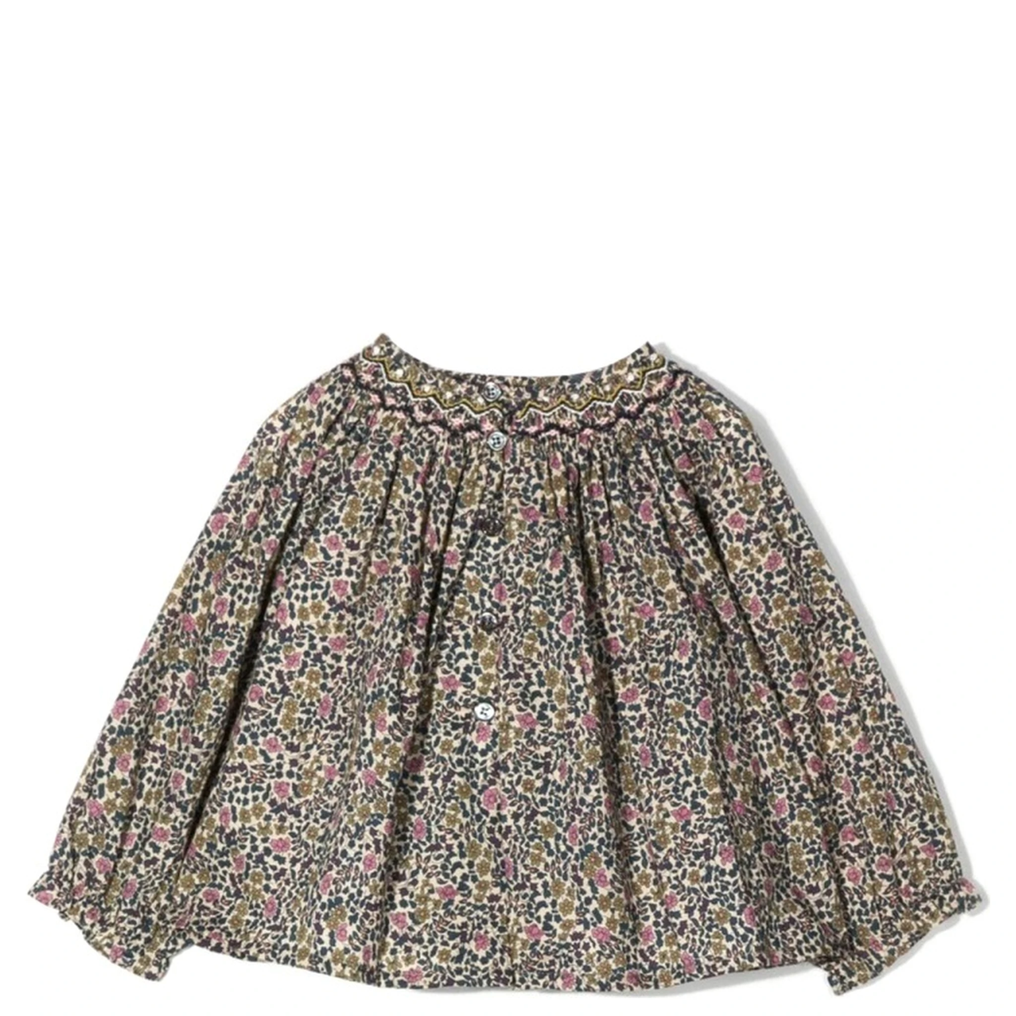 GRIOTTE SMOCKEE BLOUSE