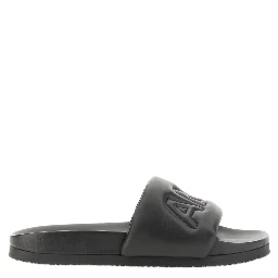 LEATHER SLIDE SANDAL