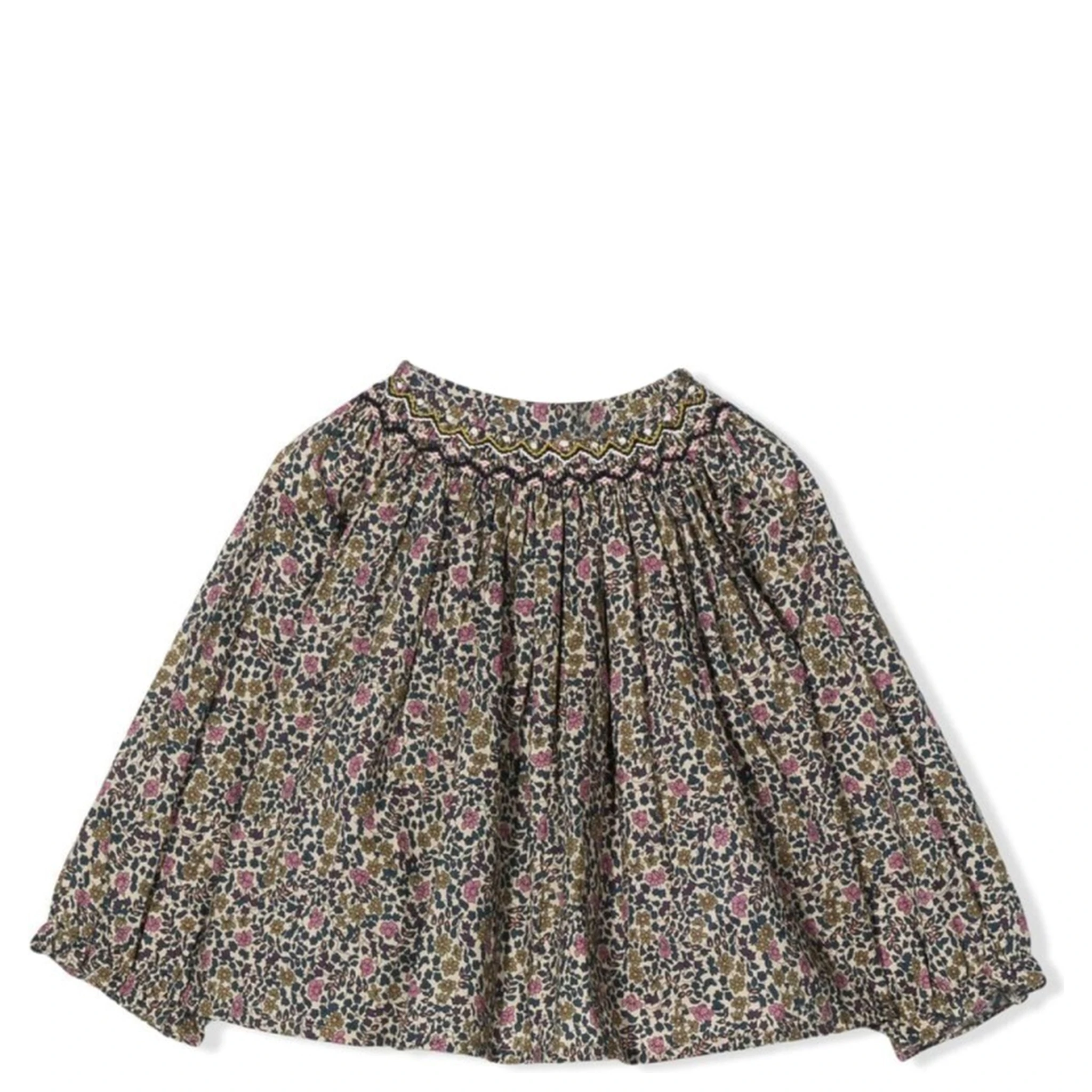 GRIOTTE SMOCKEE BLOUSE