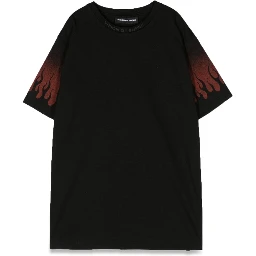 NEGATIVE RED FLAMES M/C T-SHIRT
