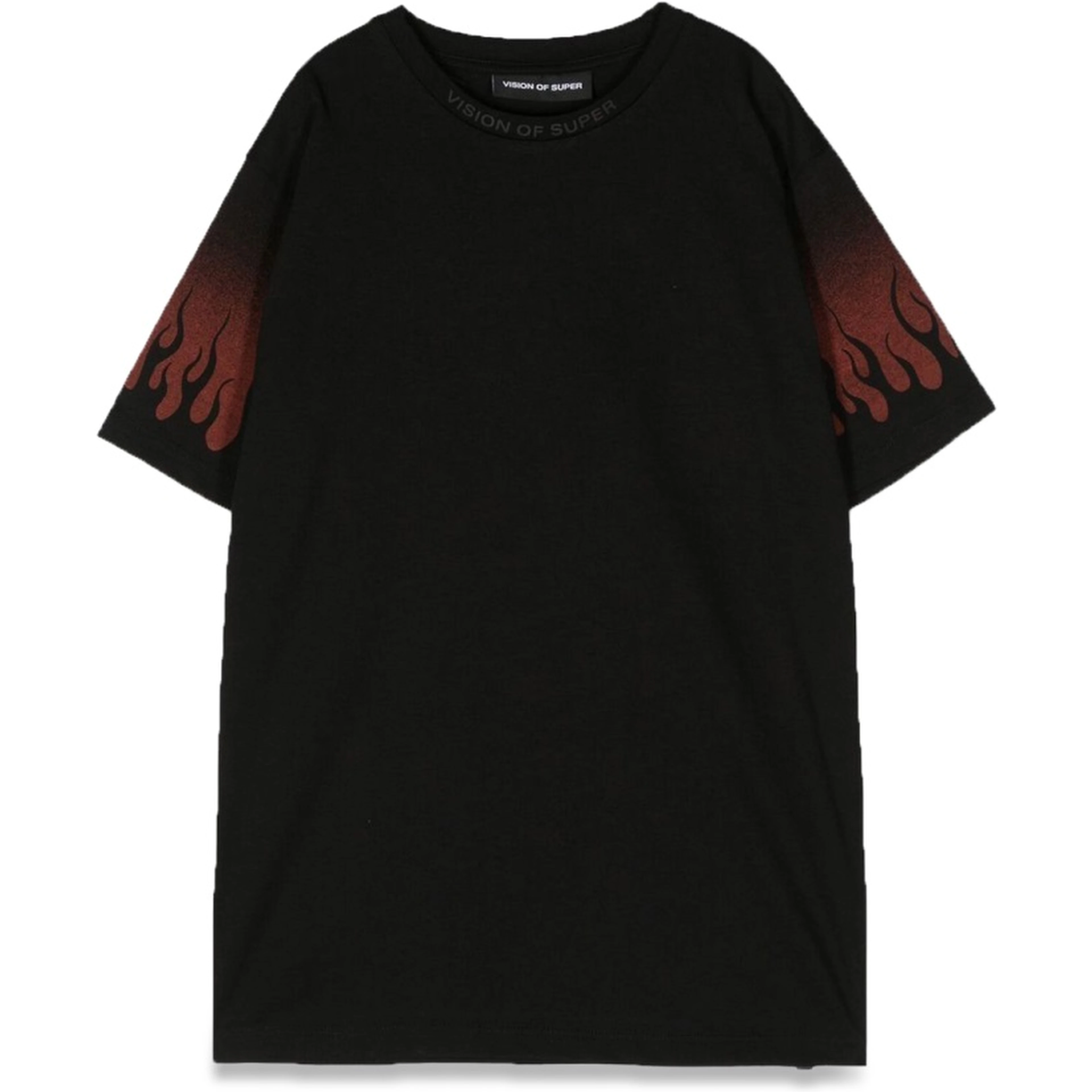 NEGATIVE RED FLAMES M/C T-SHIRT