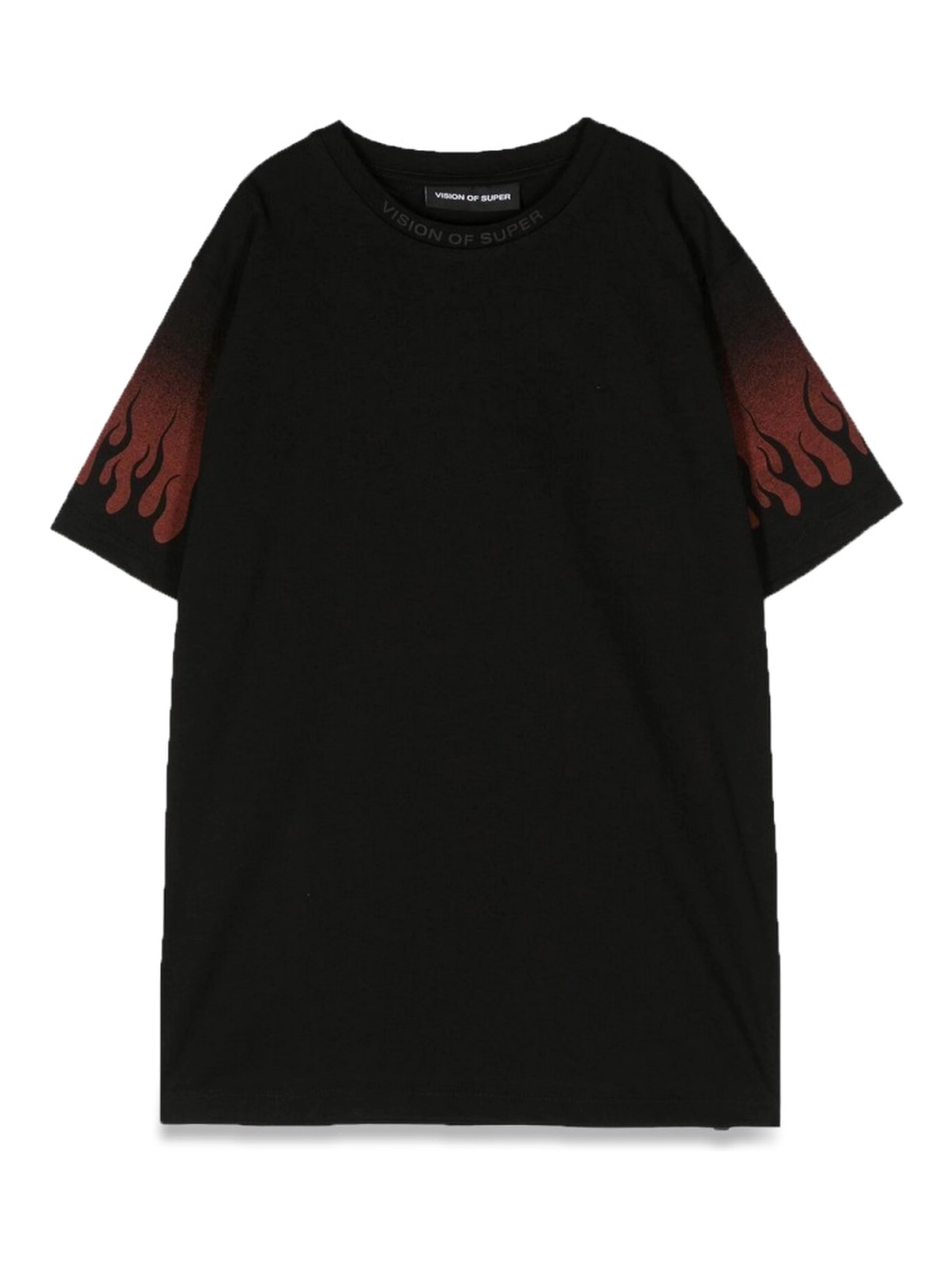 NEGATIVE RED FLAMES M/C T-SHIRT