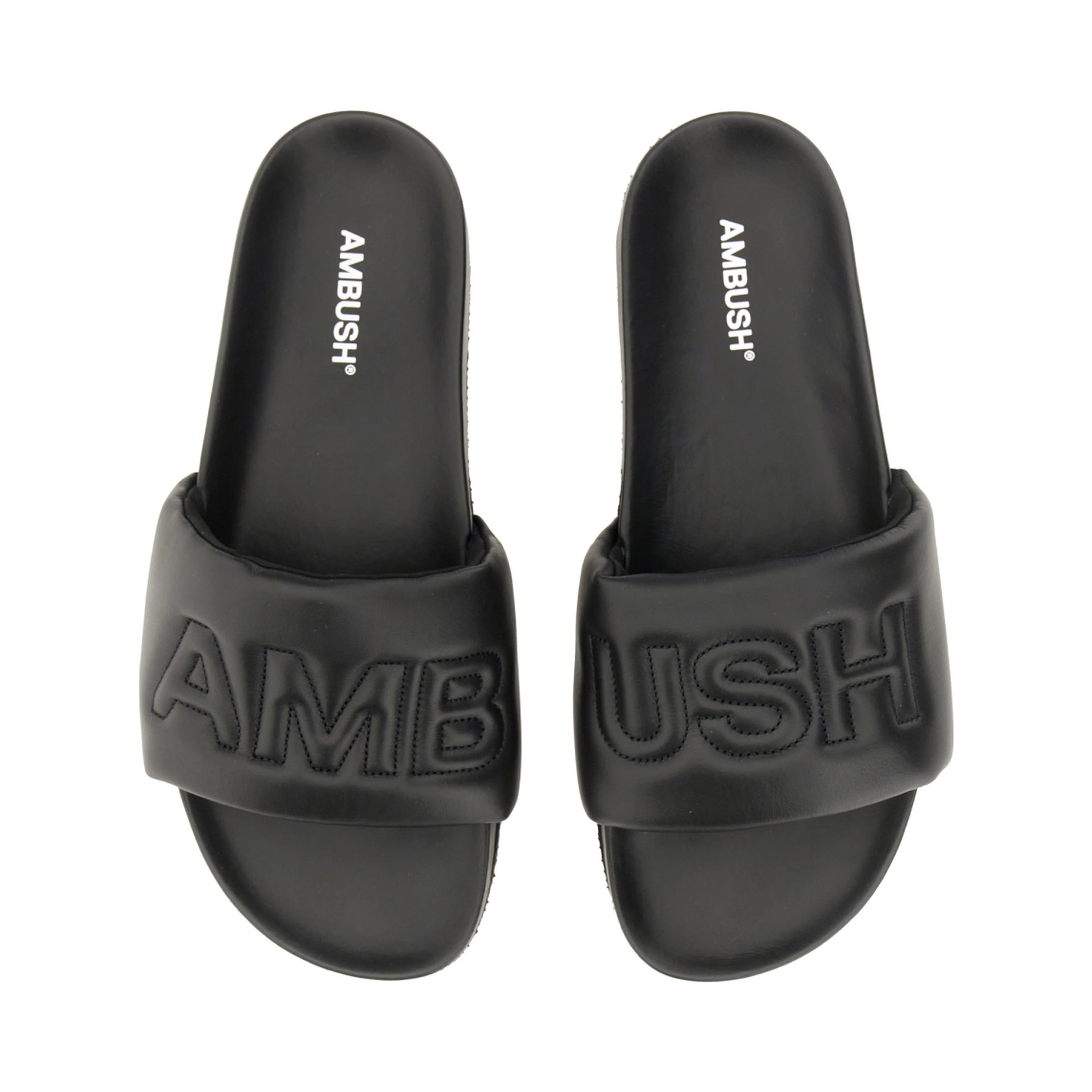 LEATHER SLIDE SANDAL
