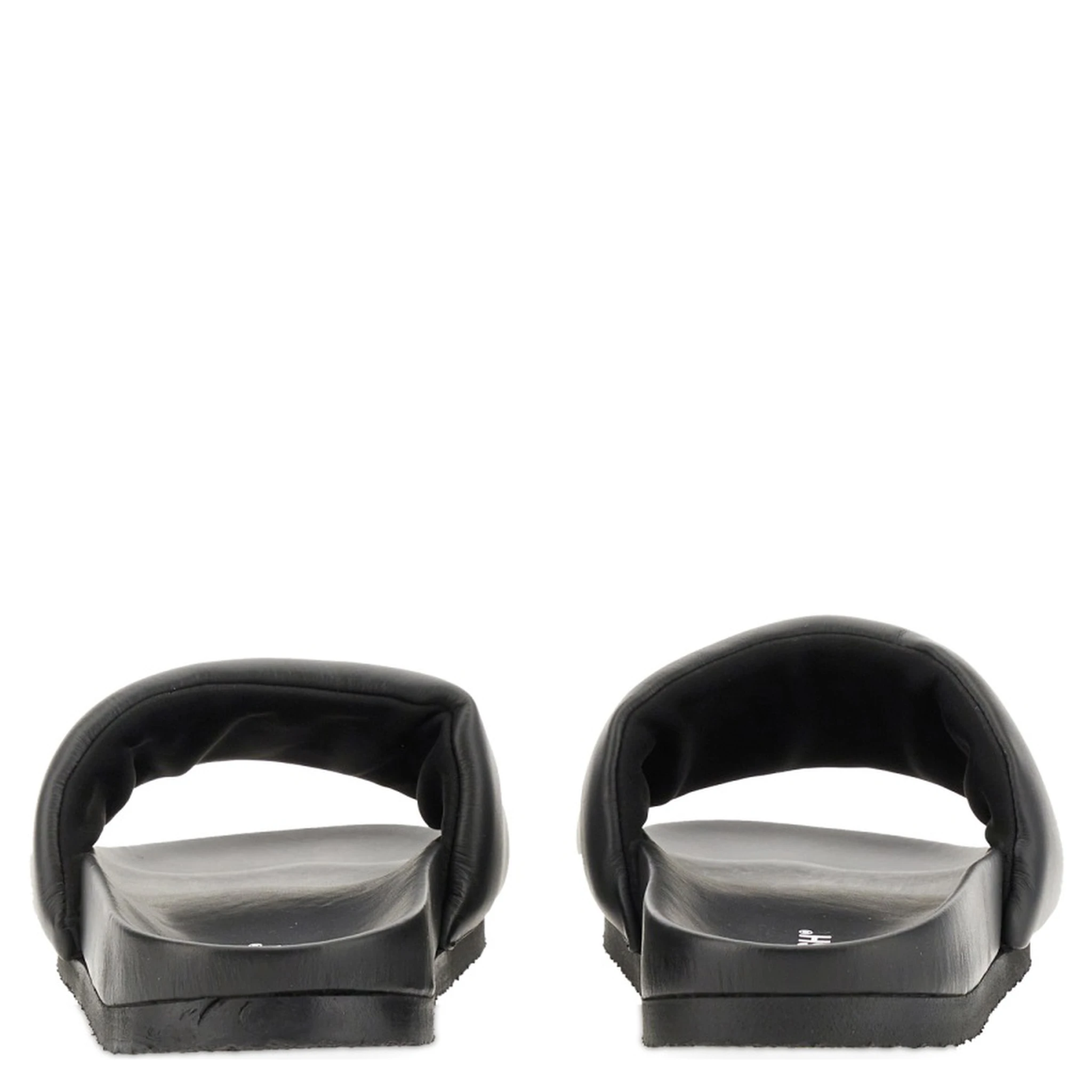 LEATHER SLIDE SANDAL