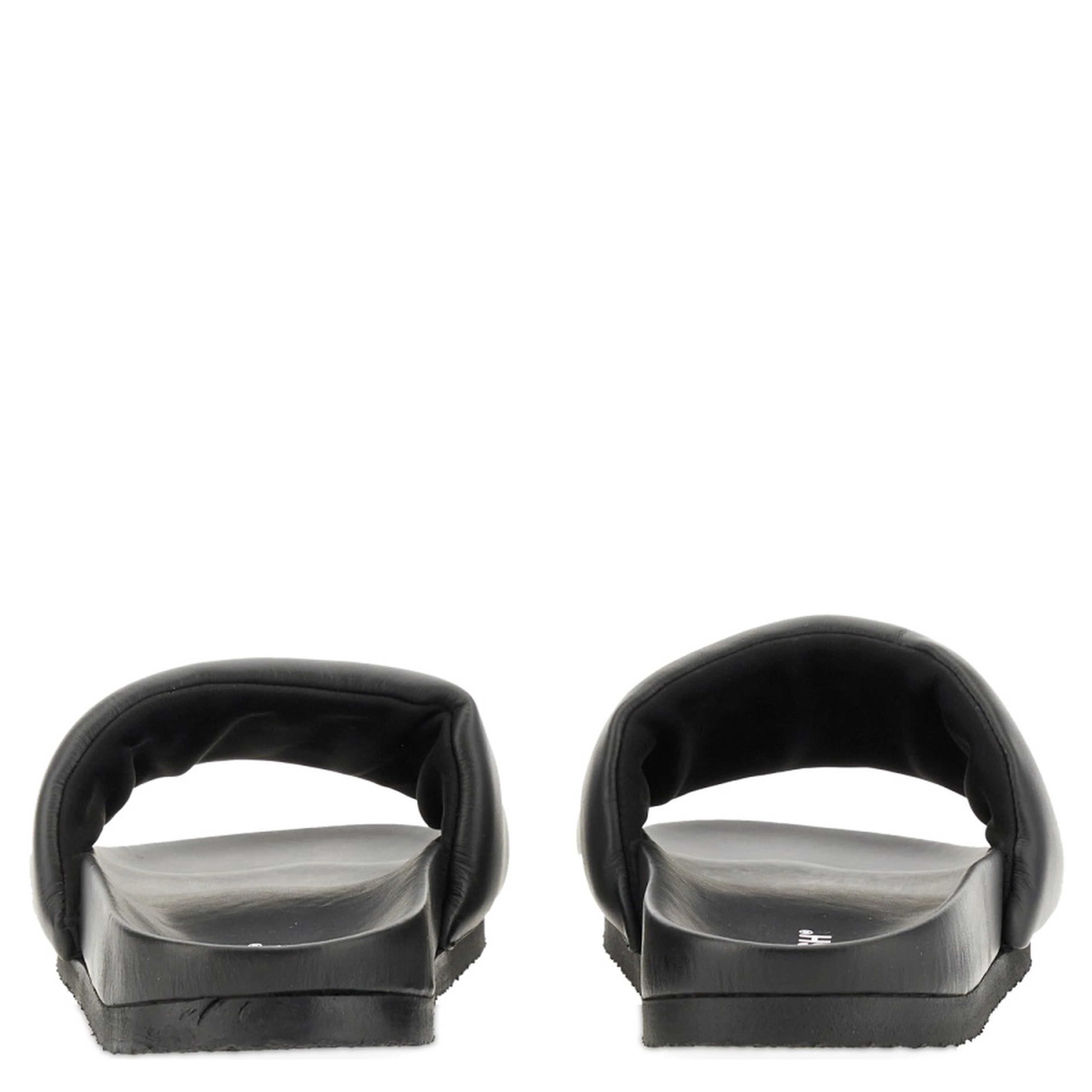 LEATHER SLIDE SANDAL