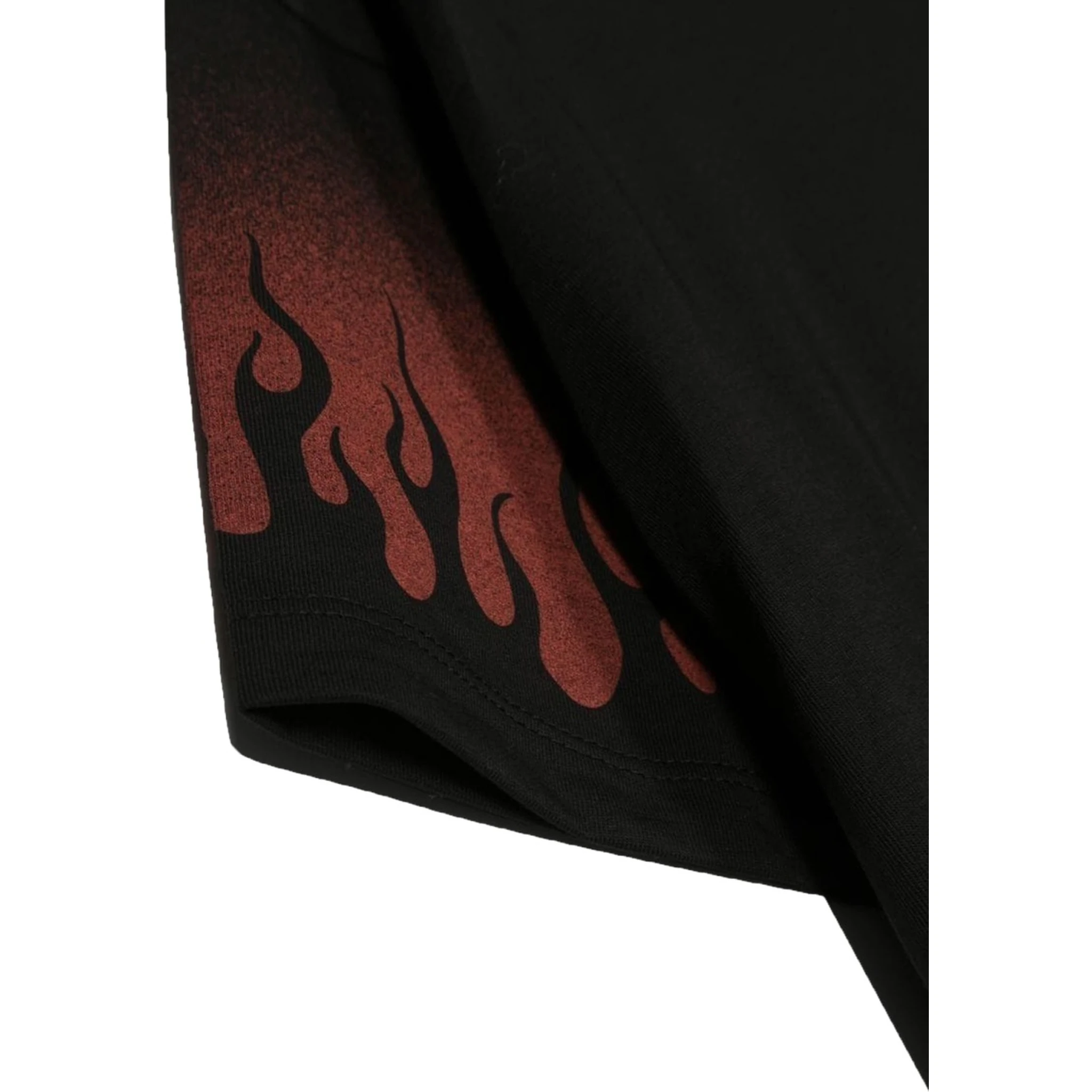 NEGATIVE RED FLAMES M/C T-SHIRT