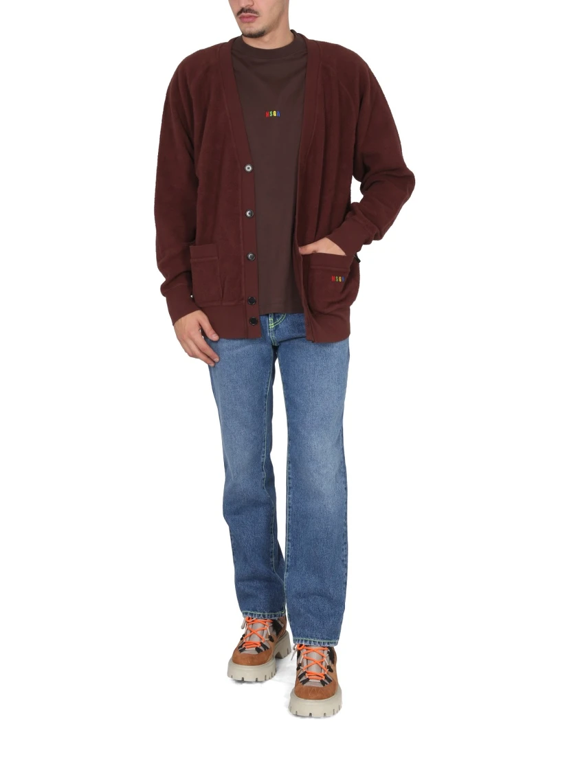 V-NECK CARDIGAN