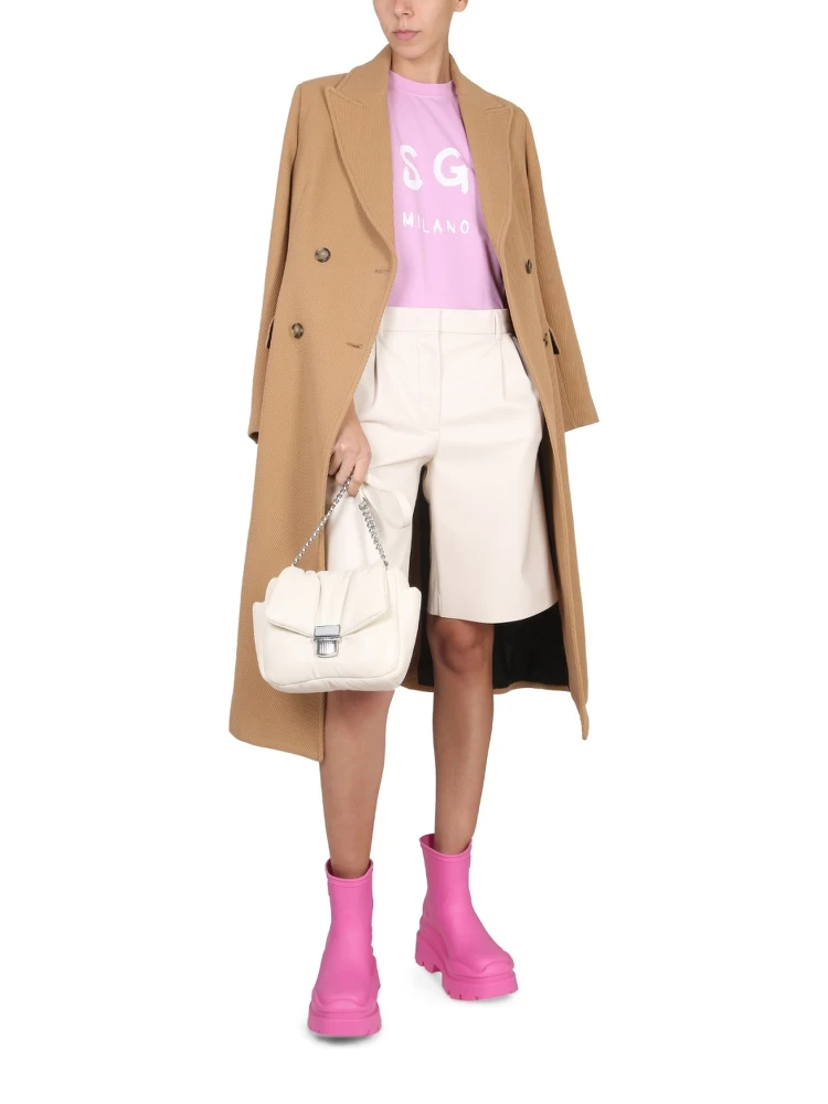 FAUX LEATHER BERMUDA SHORTS alternative