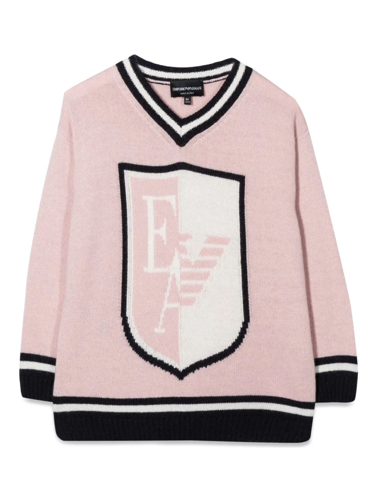 PULLOVER V-NECK COAT OF ARMS EA