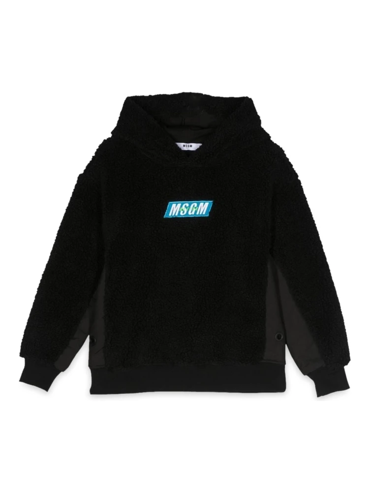 TEDDY BEAR+NYLON HOODIE