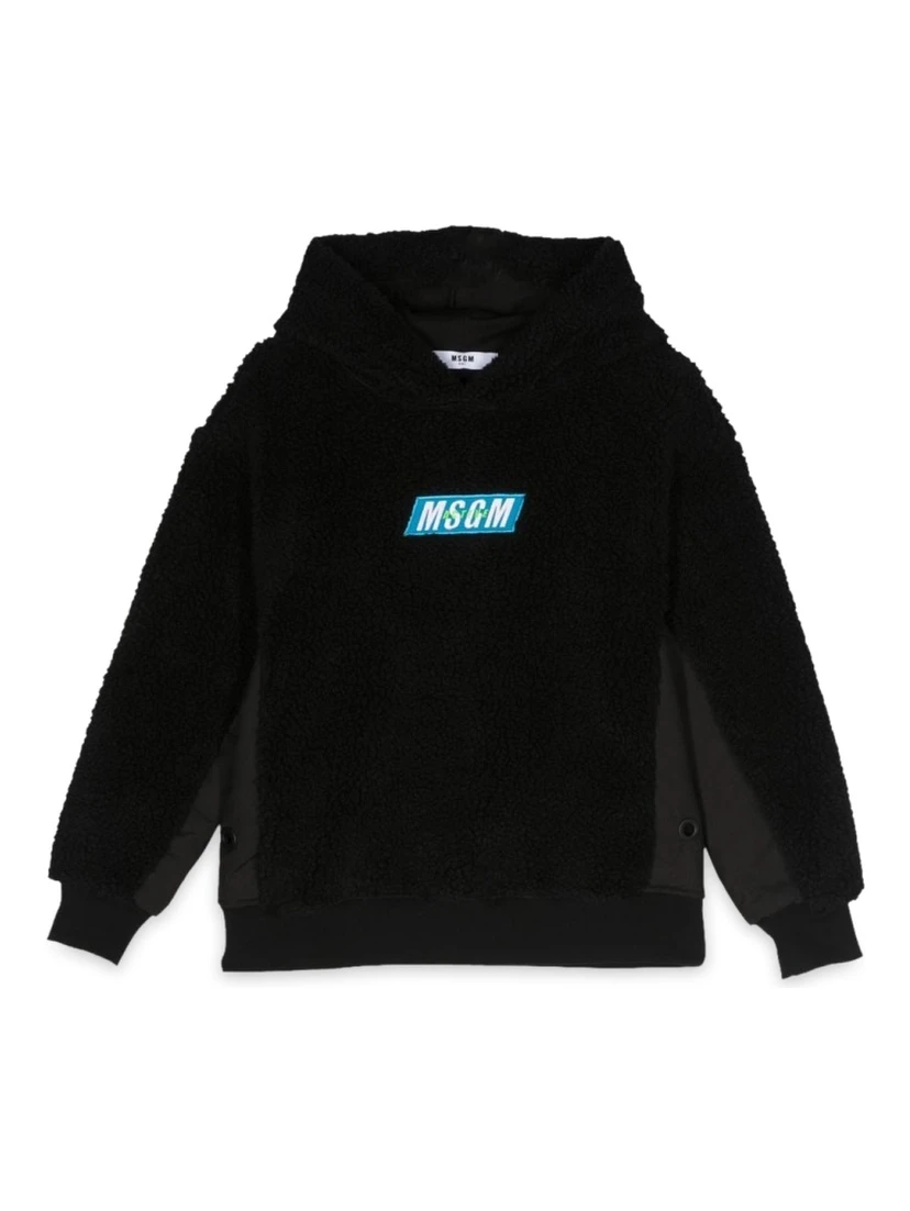 TEDDY BEAR+NYLON HOODIE
