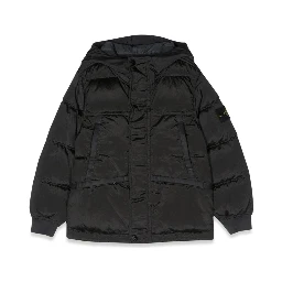 DOWN JACKET BLOUSON SIDE LOGO PATCH