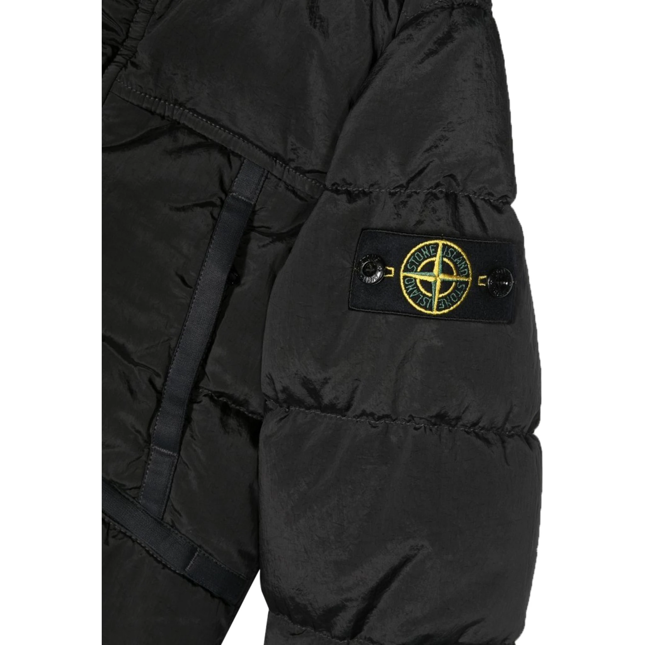 DOWN JACKET BLOUSON SIDE LOGO PATCH