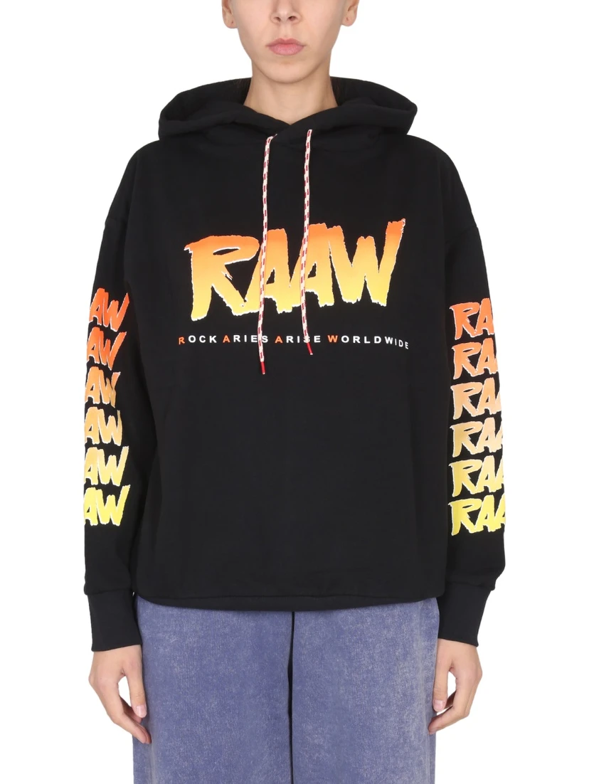 SWEATSHIRT WITH LOGO PRINT