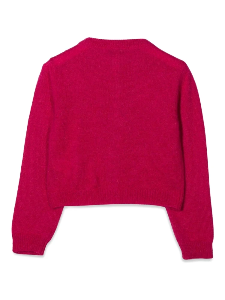 BUTTONED CREW NECK CARDIGAN alternative