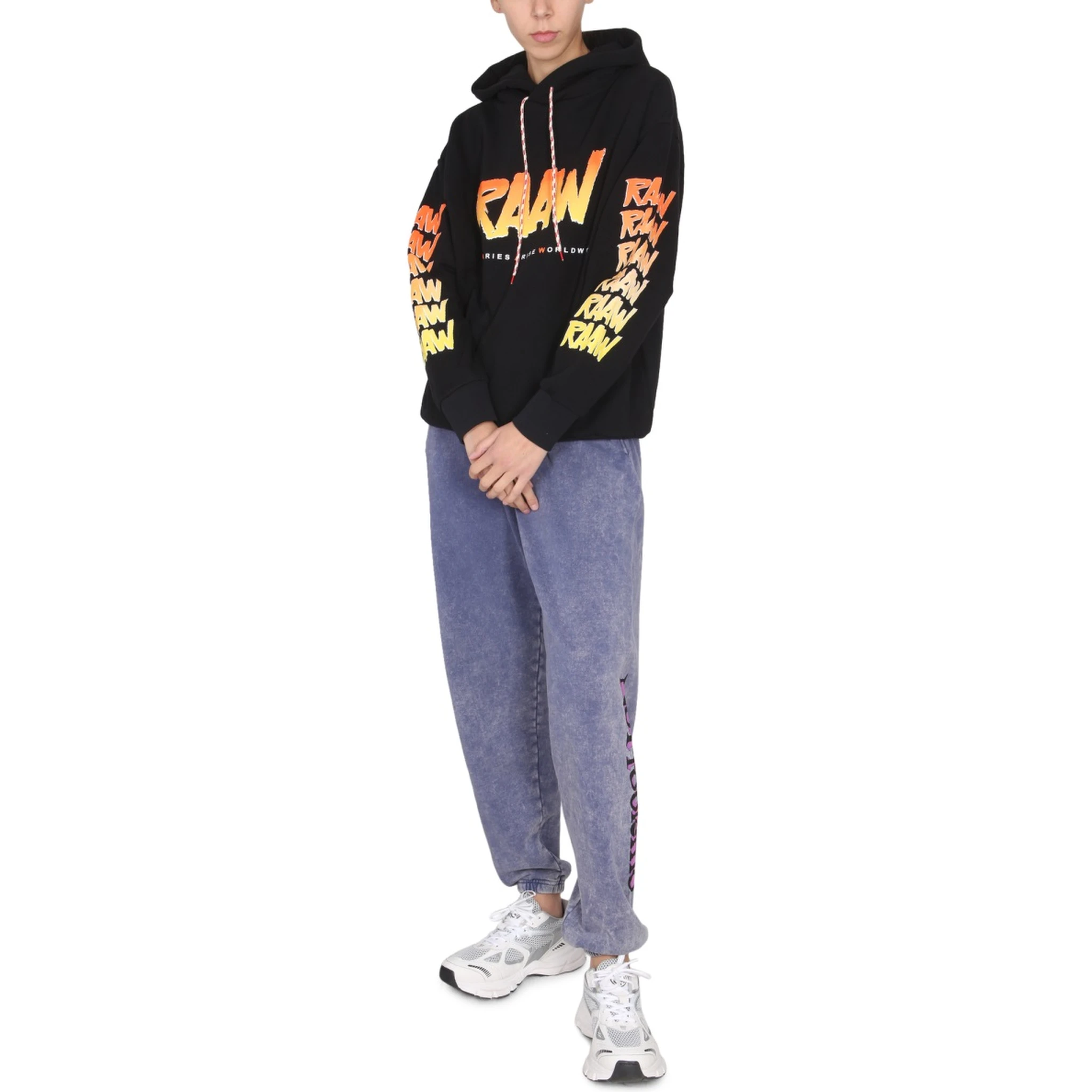 SWEATSHIRT WITH LOGO PRINT