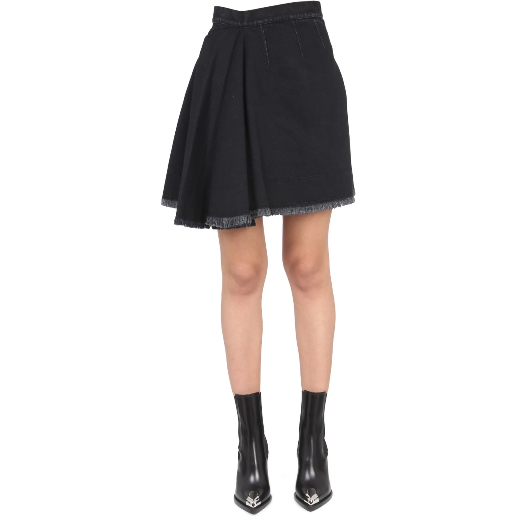 ASYMMETRICAL MINI SKIRT
