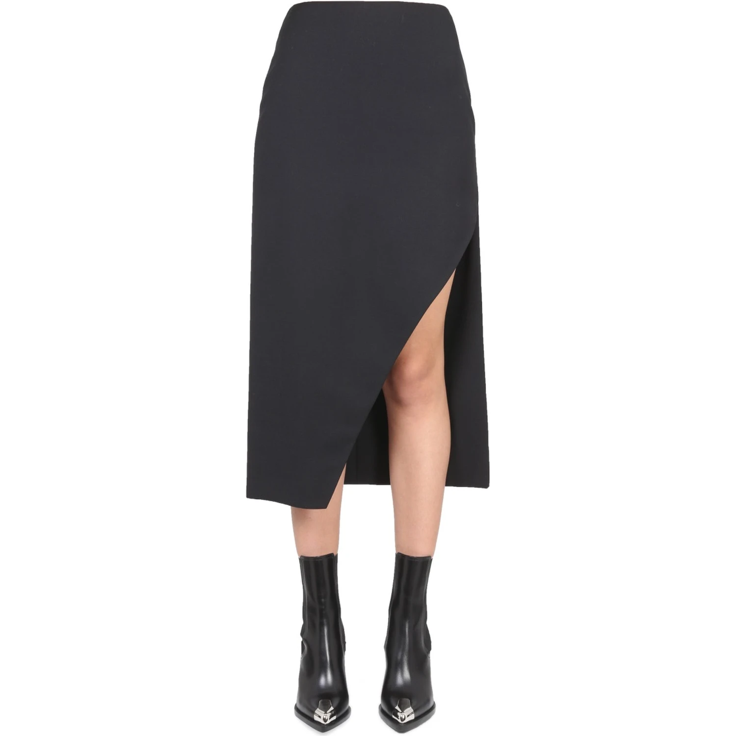 WOOL AND MOHAIR SKIRT