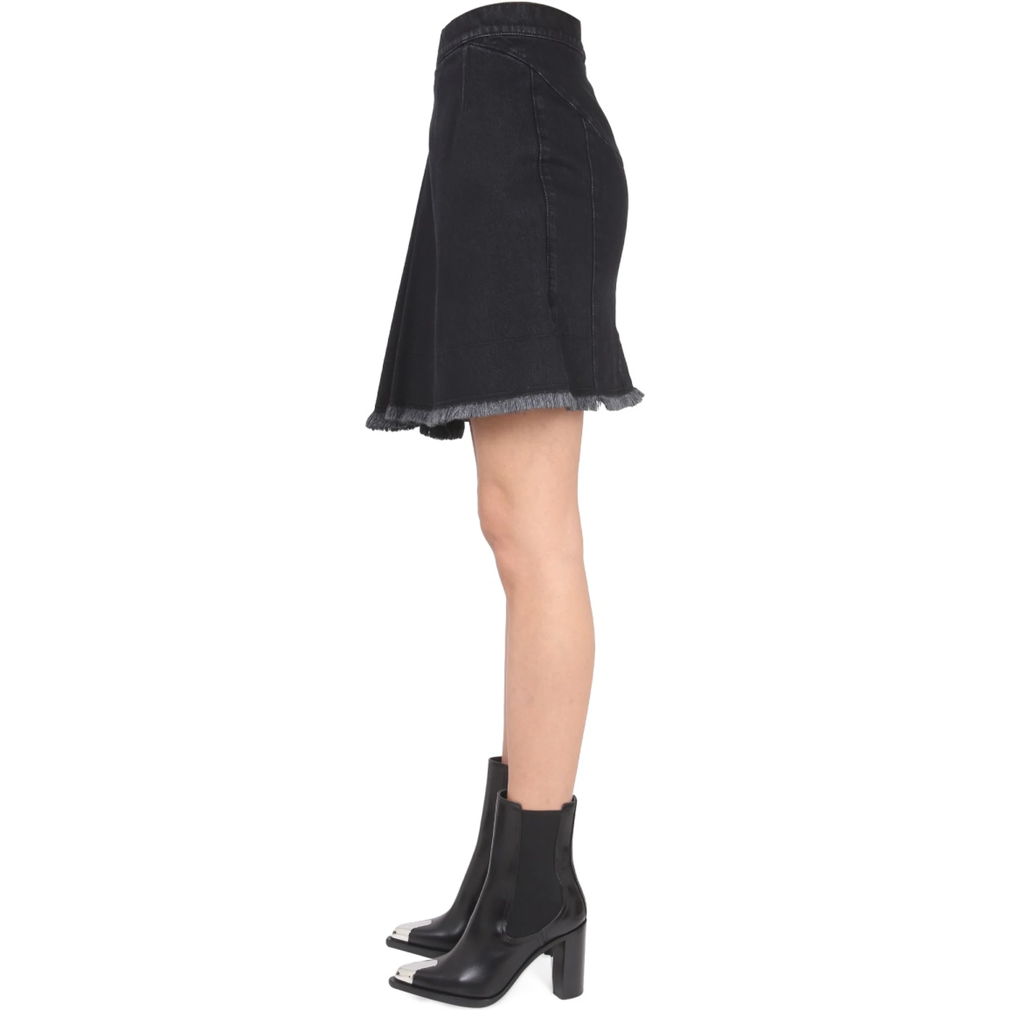 ASYMMETRICAL MINI SKIRT