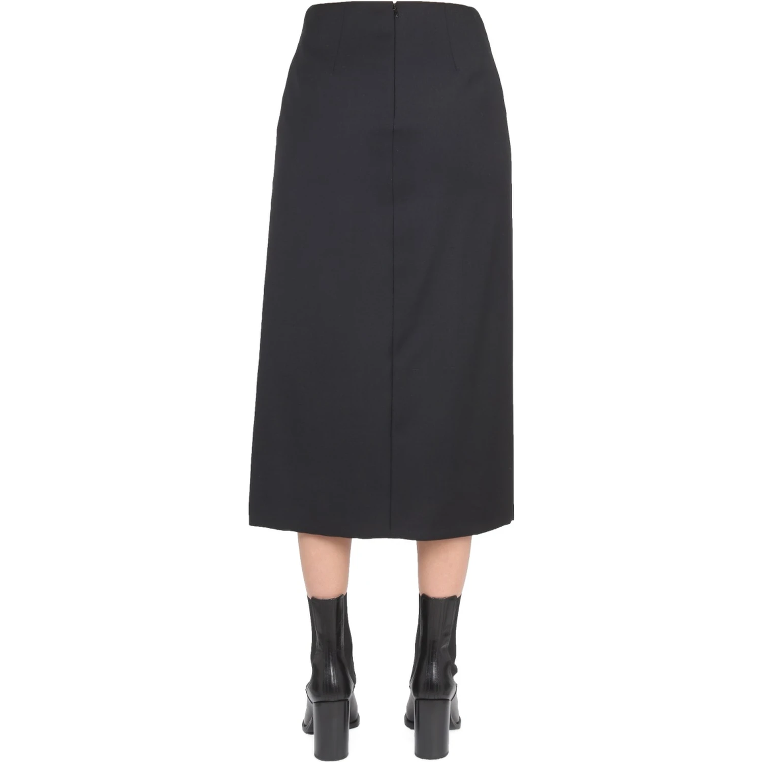 WOOL AND MOHAIR SKIRT