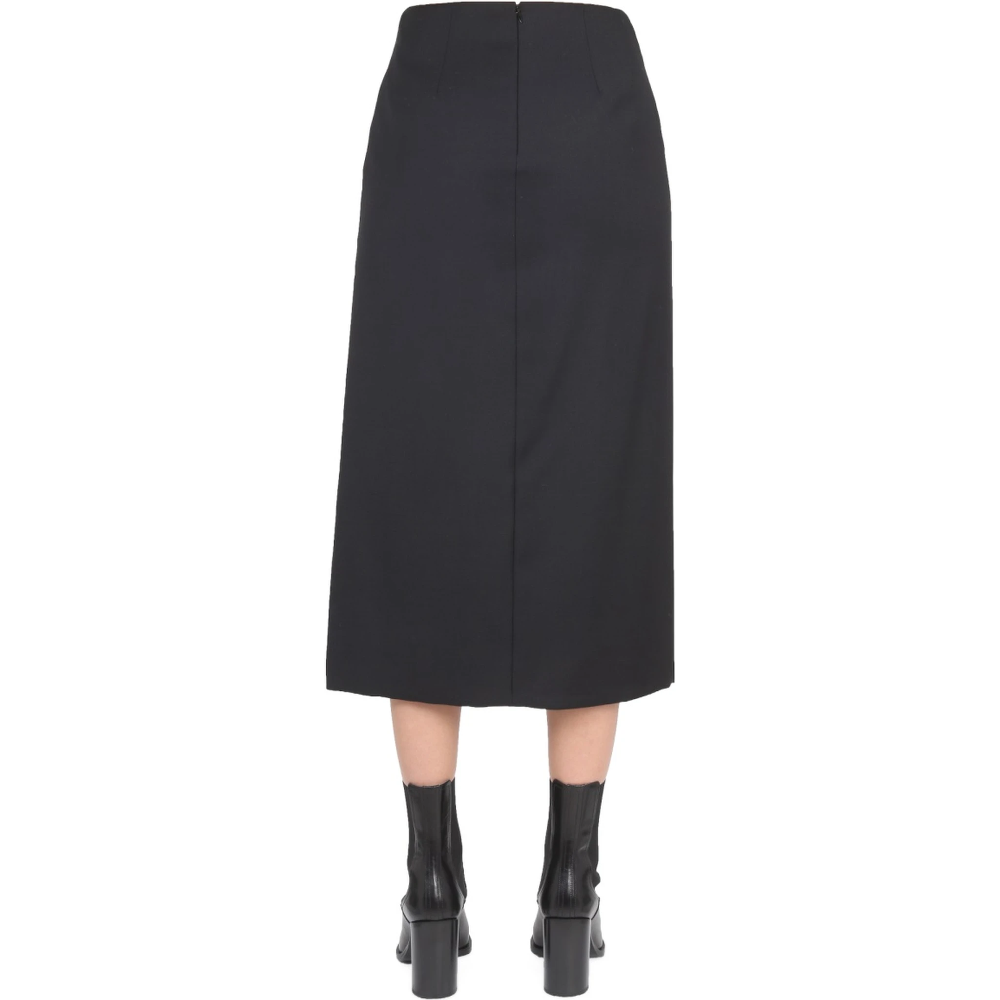 WOOL AND MOHAIR SKIRT