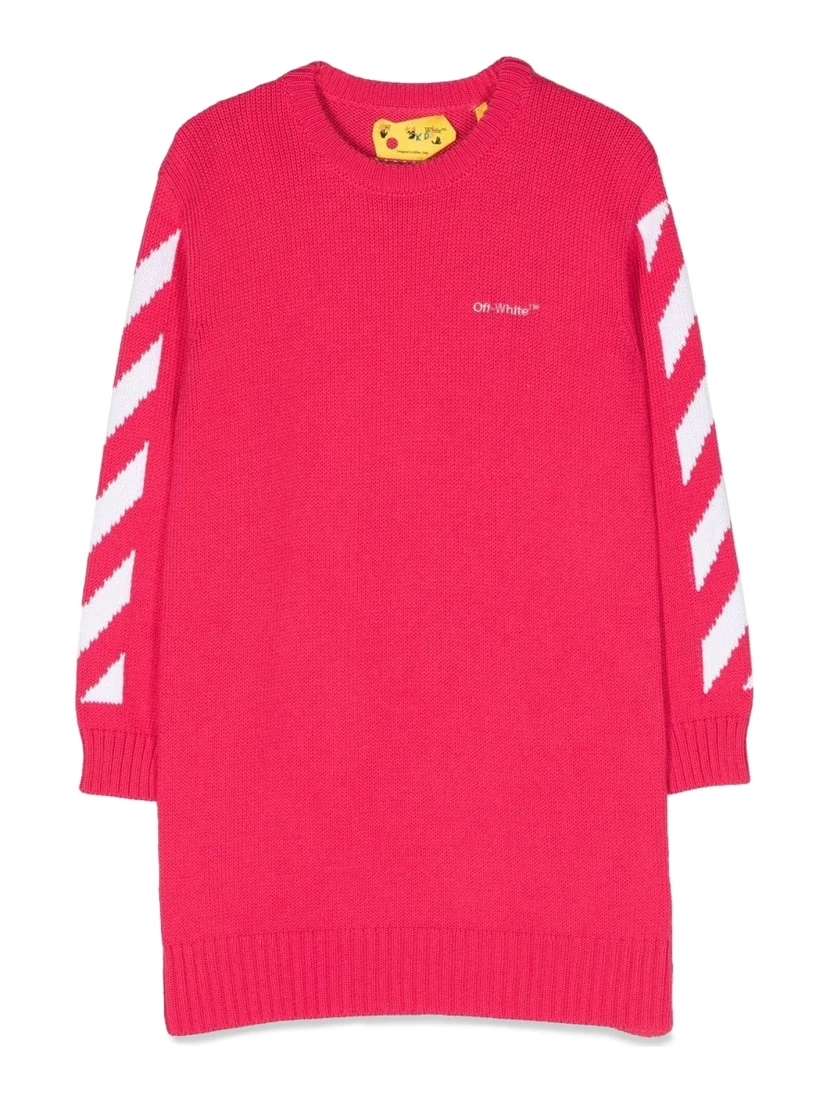 RUBBER ARROW KNIT DRESS