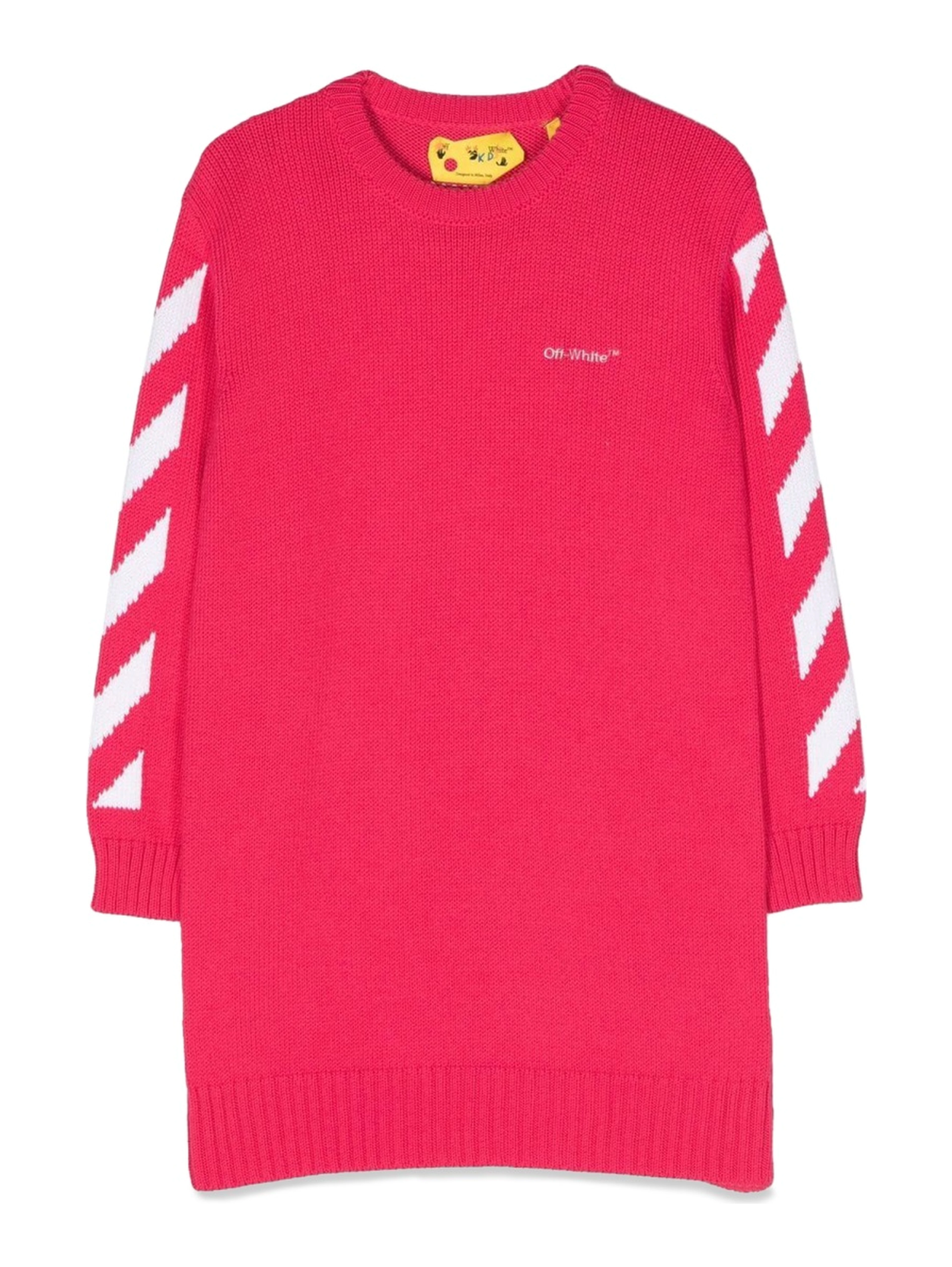 RUBBER ARROW KNIT DRESS