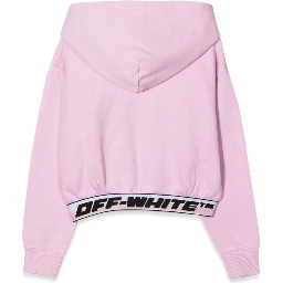 LOGO BAND HOODIE CROP