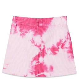 VELVET TIE DYE SKIRT
