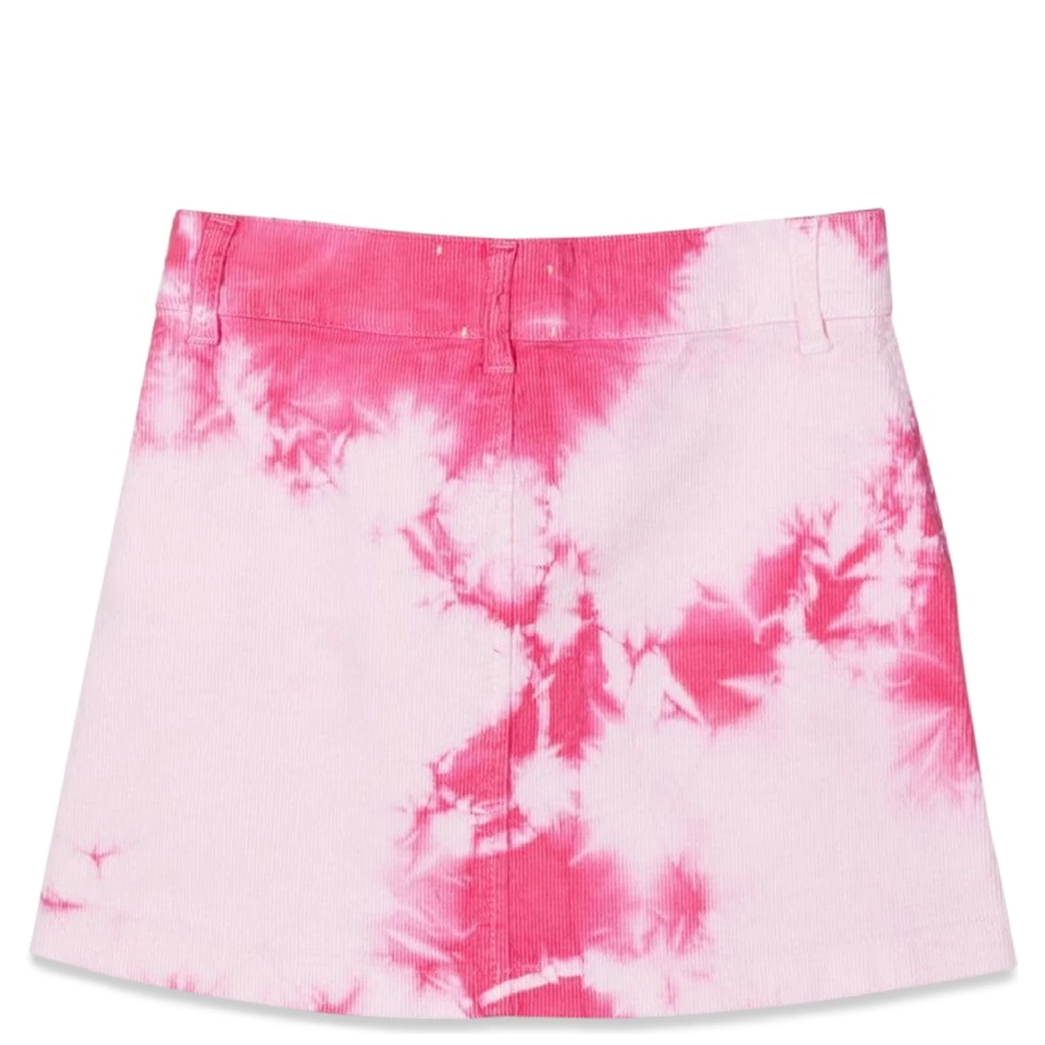VELVET TIE DYE SKIRT