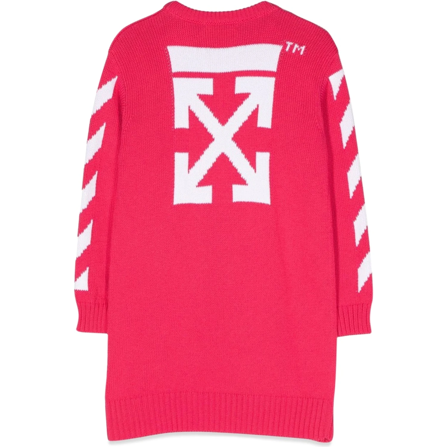 RUBBER ARROW KNIT DRESS
