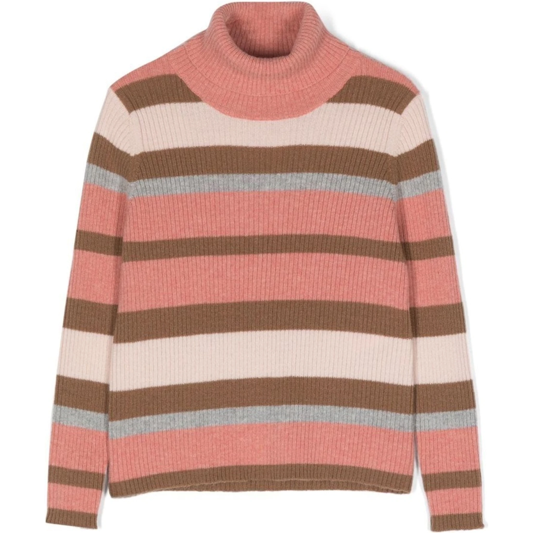 STRIPED TURTLENECK SWEATER