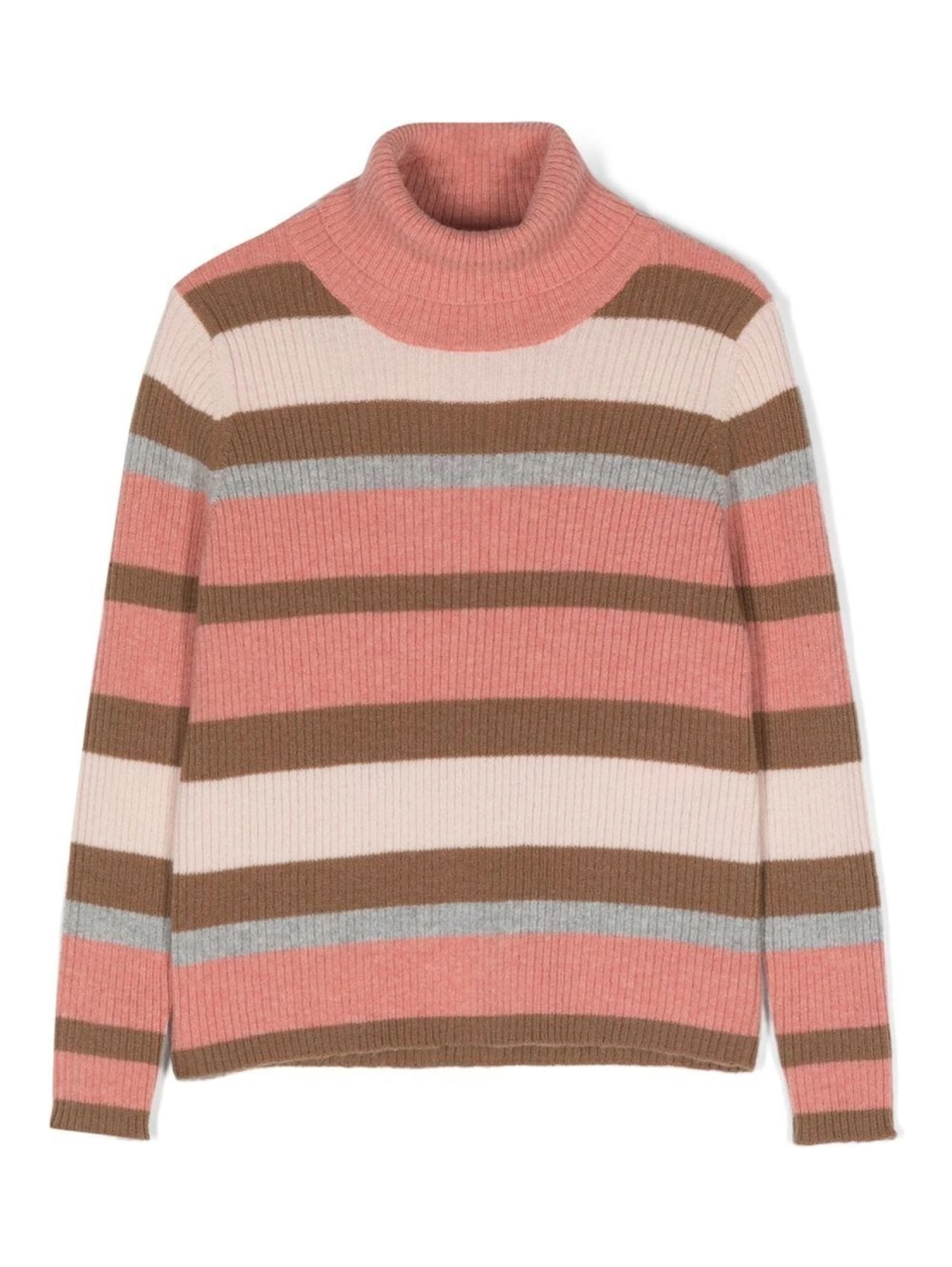 STRIPED TURTLENECK SWEATER