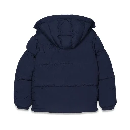 سترة مبطنة بغطاء للرأس