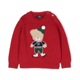 TEDDY BEAR CREW NECK PULLOVER