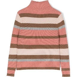 STRIPED TURTLENECK SWEATER