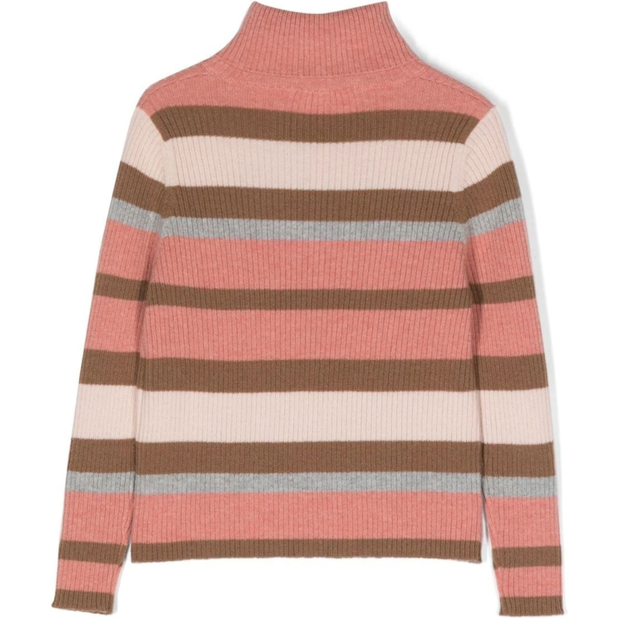 STRIPED TURTLENECK SWEATER