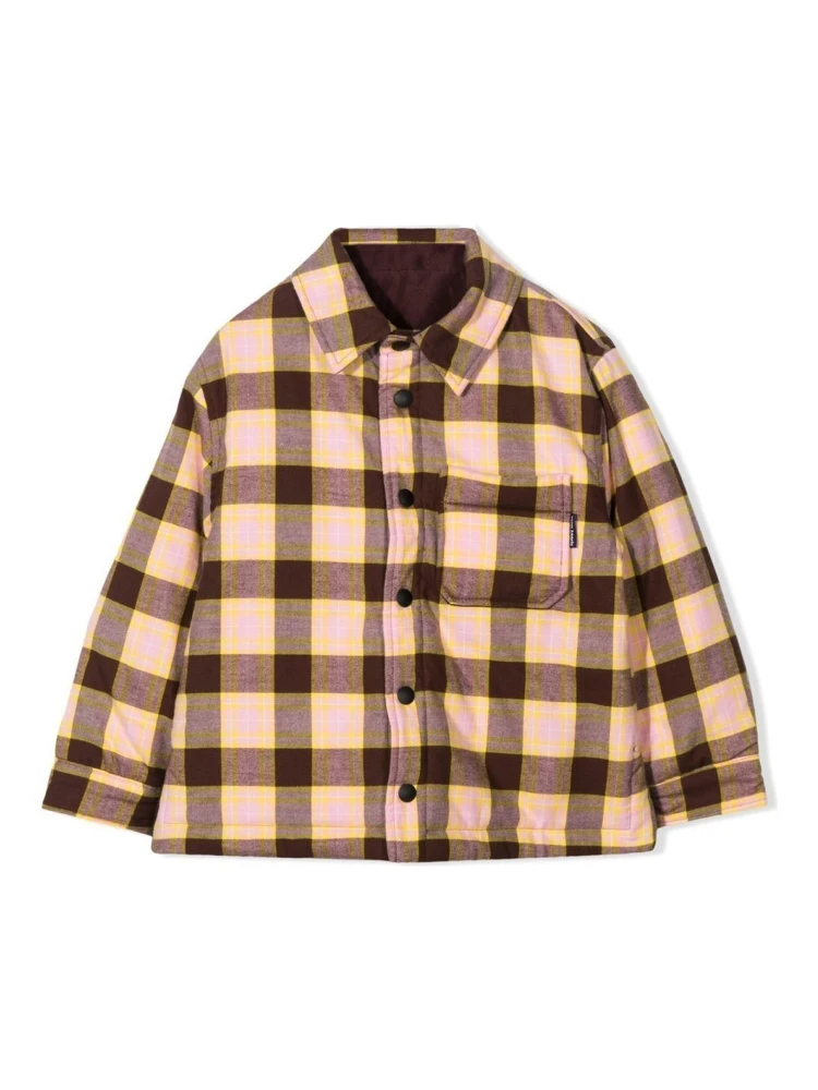 CHECK PADDED REVERSIBLE SHIRT