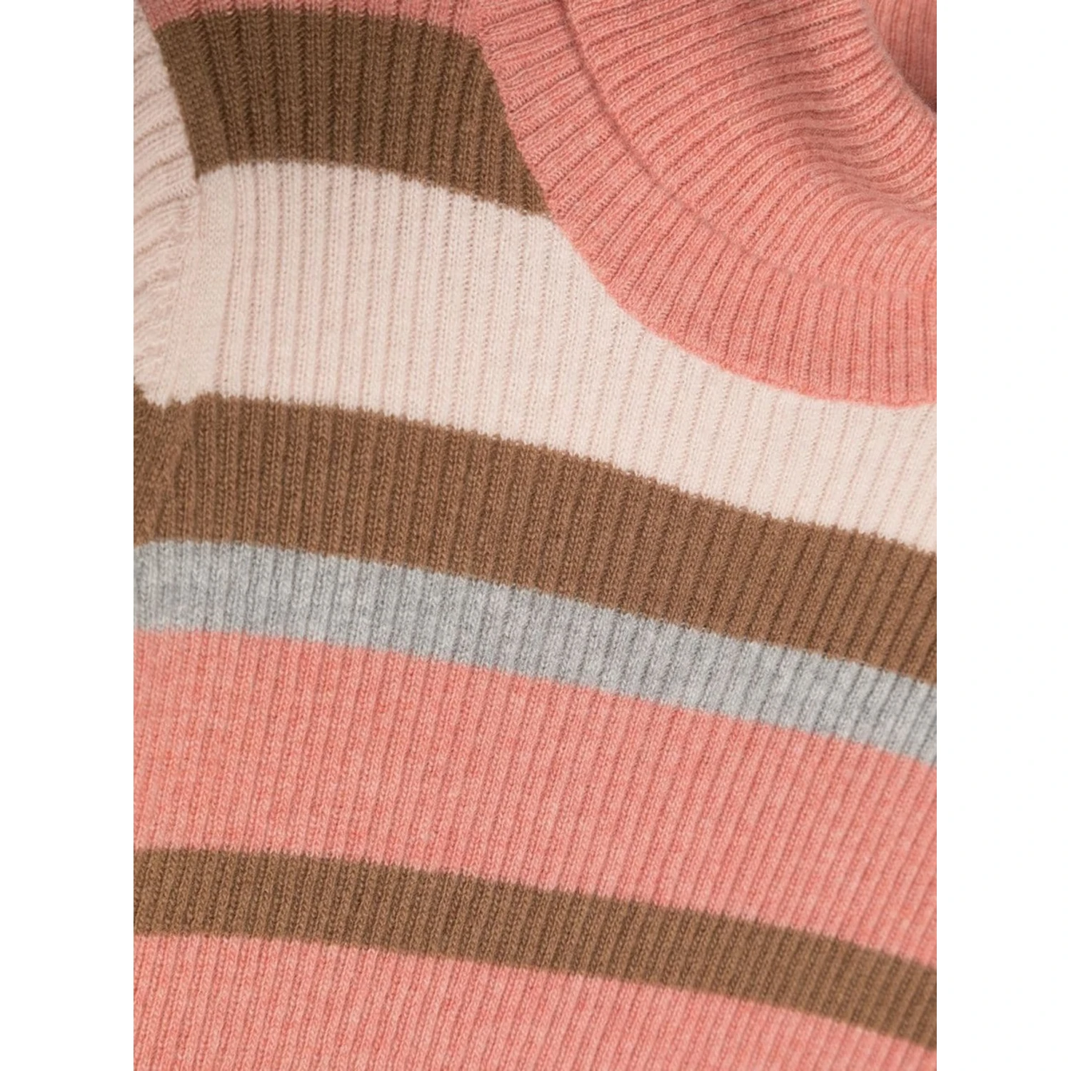 STRIPED TURTLENECK SWEATER