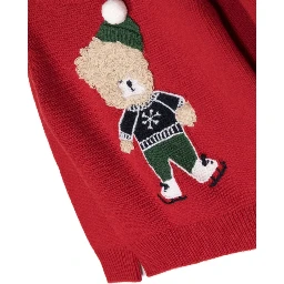 TEDDY BEAR CREW NECK PULLOVER