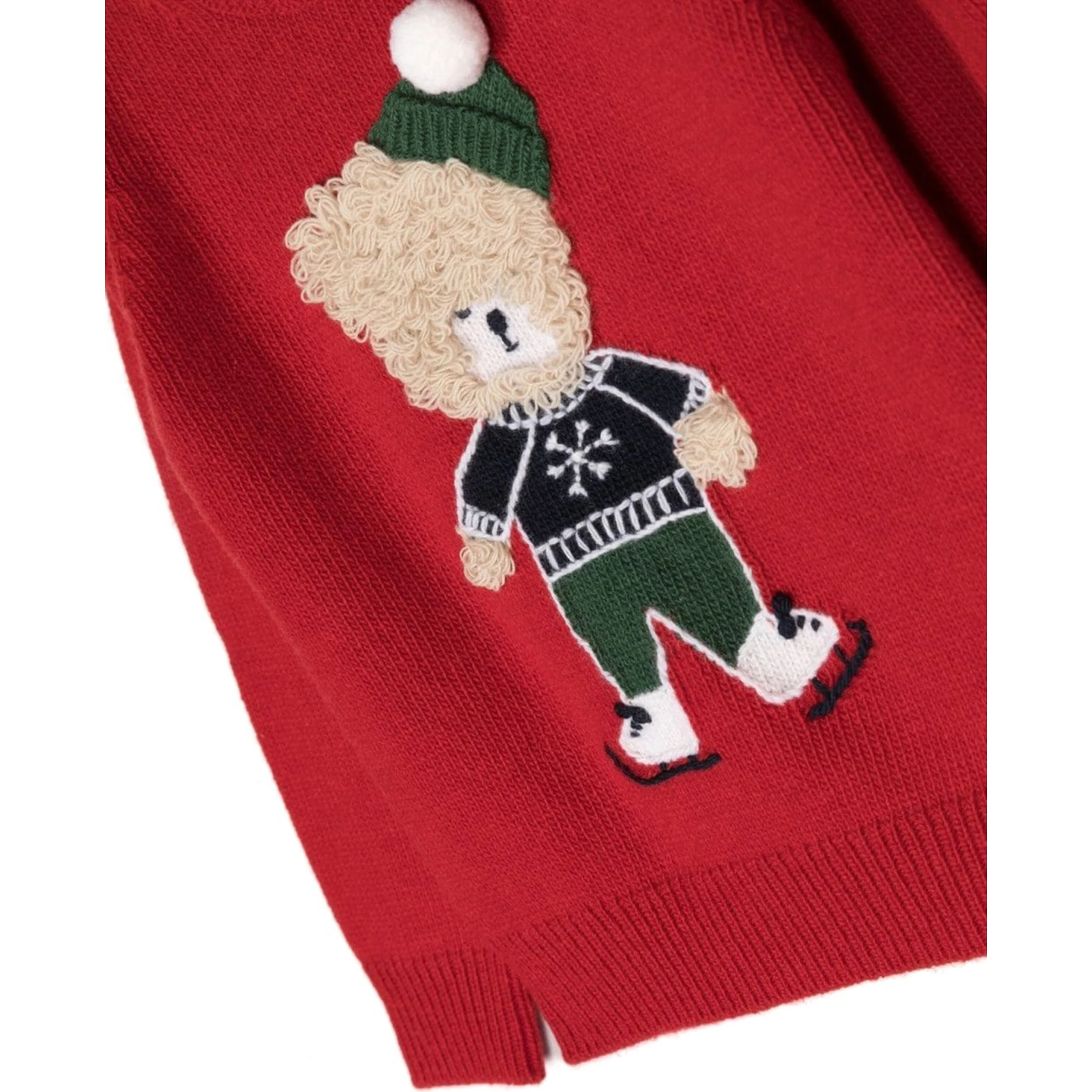 TEDDY BEAR CREW NECK PULLOVER