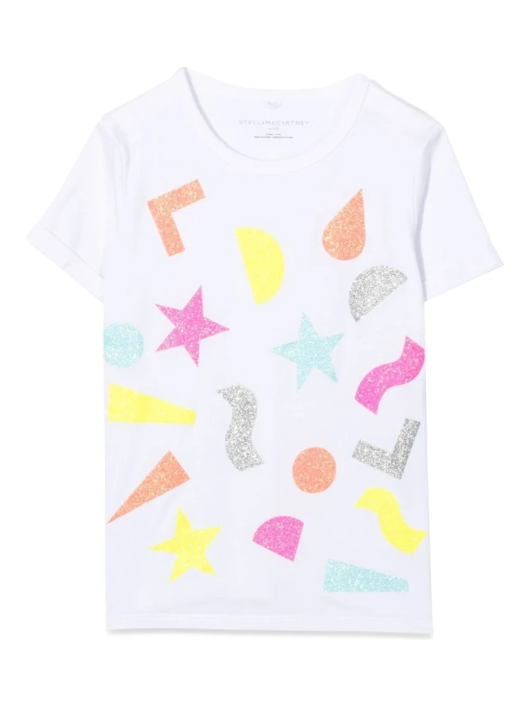 GEOMETRIC SHAPES M/C T-SHIRT