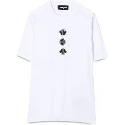 T-SHIRT LOGO ON THE BACK AND FRONT LEAVES