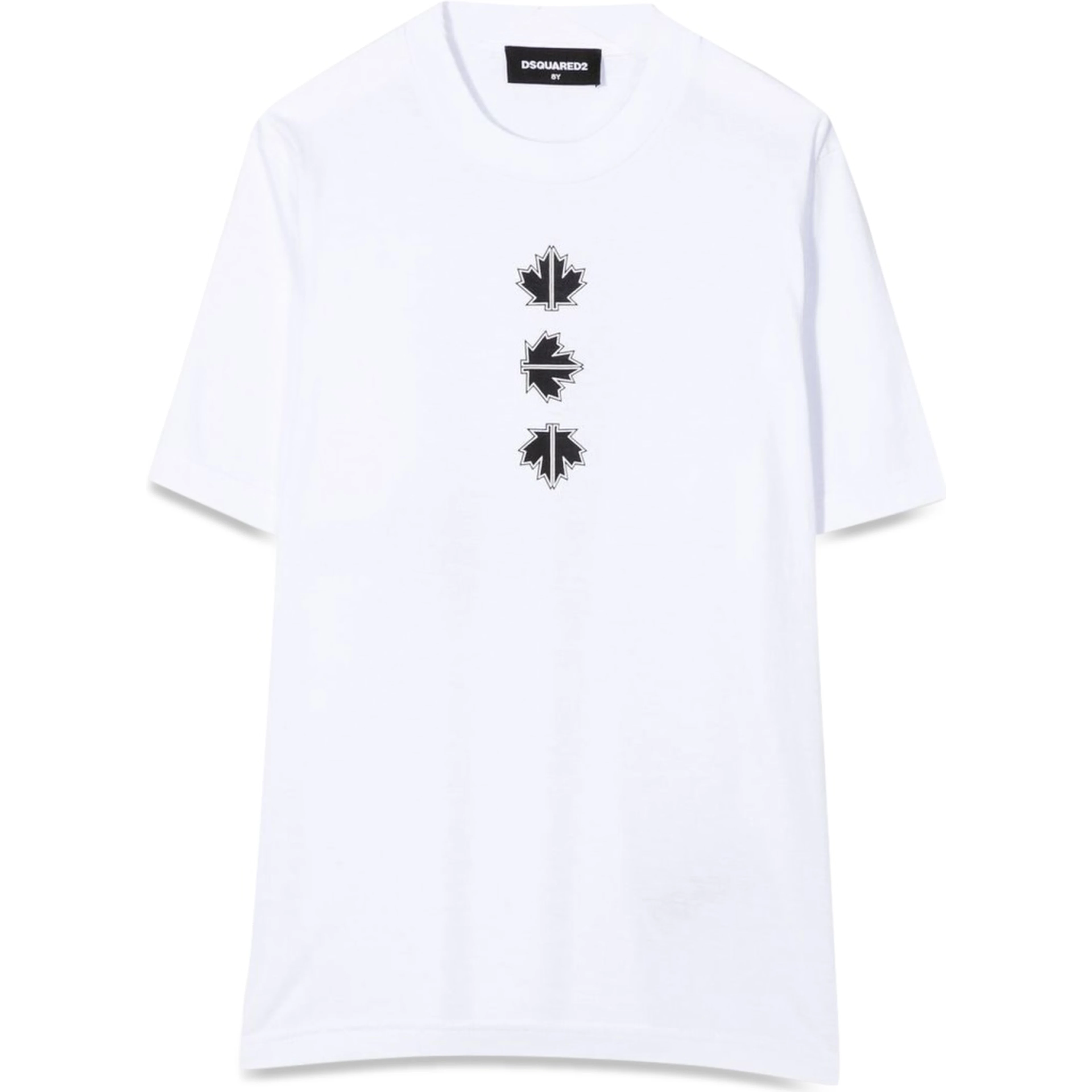 T-SHIRT LOGO ON THE BACK AND FRONT LEAVES