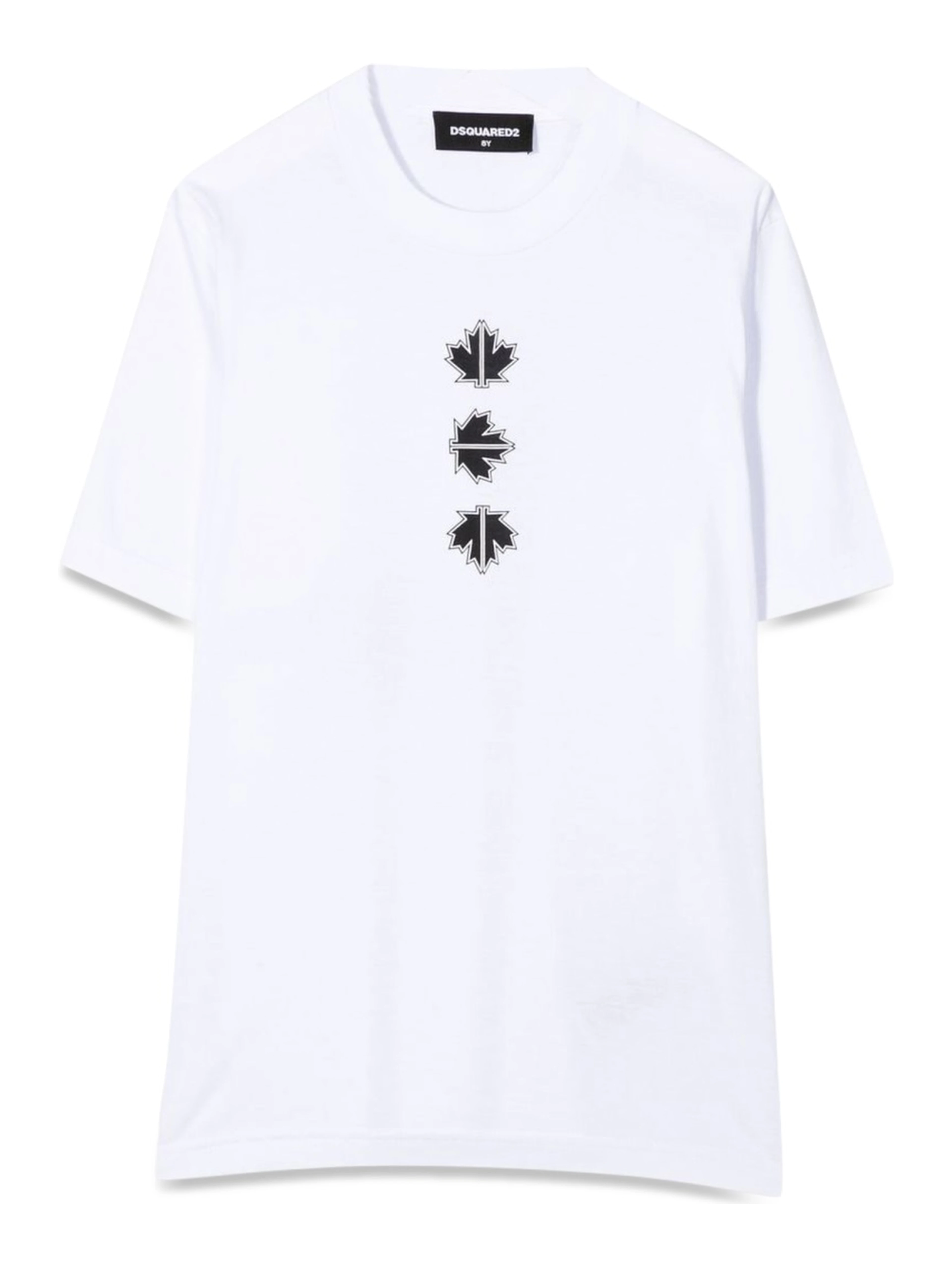 T-SHIRT LOGO ON THE BACK AND FRONT LEAVES